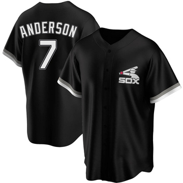 Youth Nike Tim Anderson Black Chicago White Sox Alternate Replica