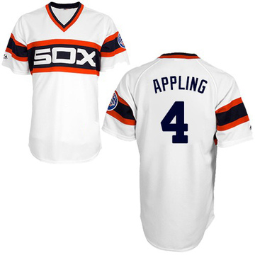 Youth Seby Zavala Chicago White Sox Replica White Cooperstown Collection  Jersey